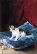 Marques, Francisco Domingo Cat oil painting picture wholesale